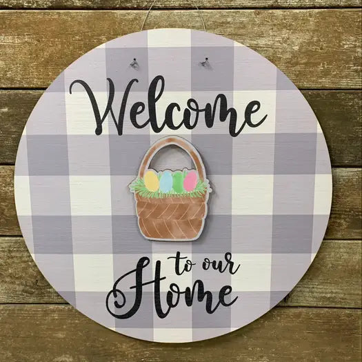 Easter Basket Door Hanger Insert