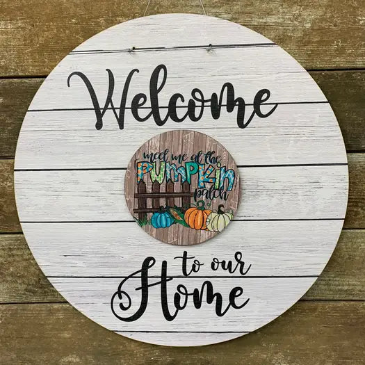 Meet me at the Pumpkin Patch Door Hanger Insert