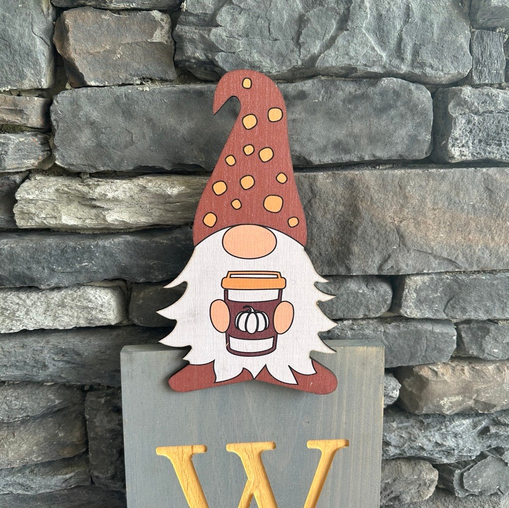 Pumpkin Spice Gnome Topper