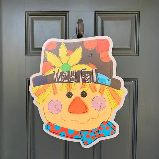 Scarecrow Door Hanger