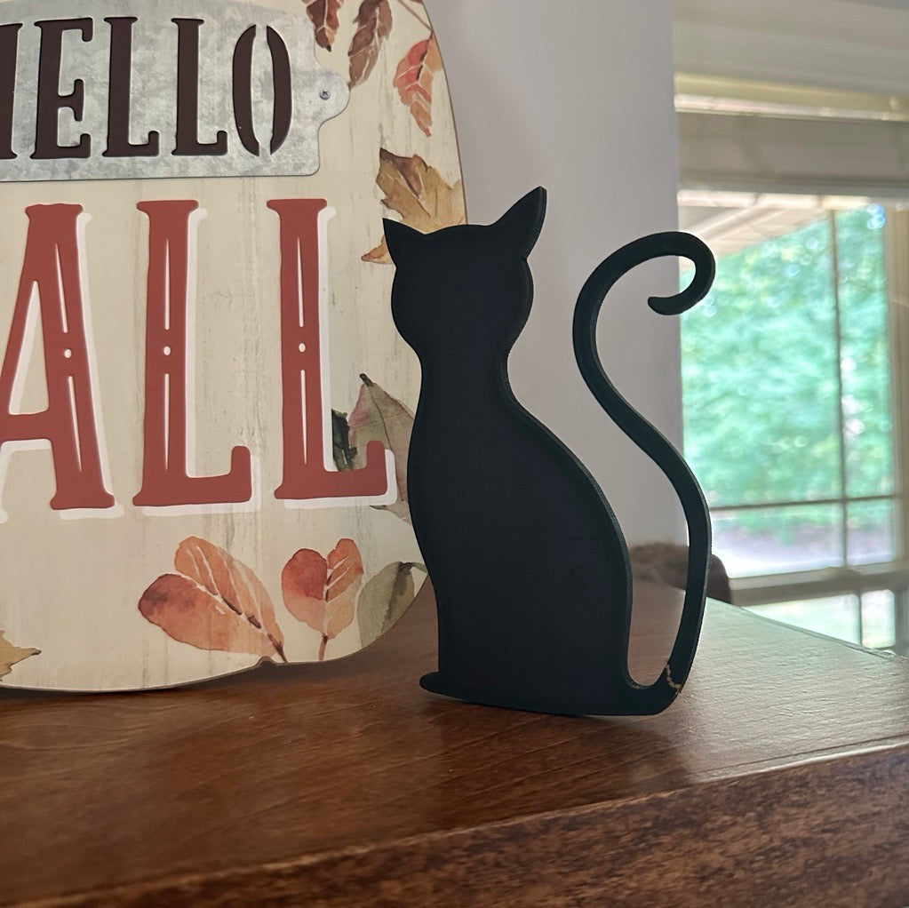 Black Cat Table Topper
