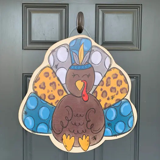 Thanksgiving Turkey Door Hanger