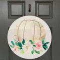 Volleyball Floral Door Hanger