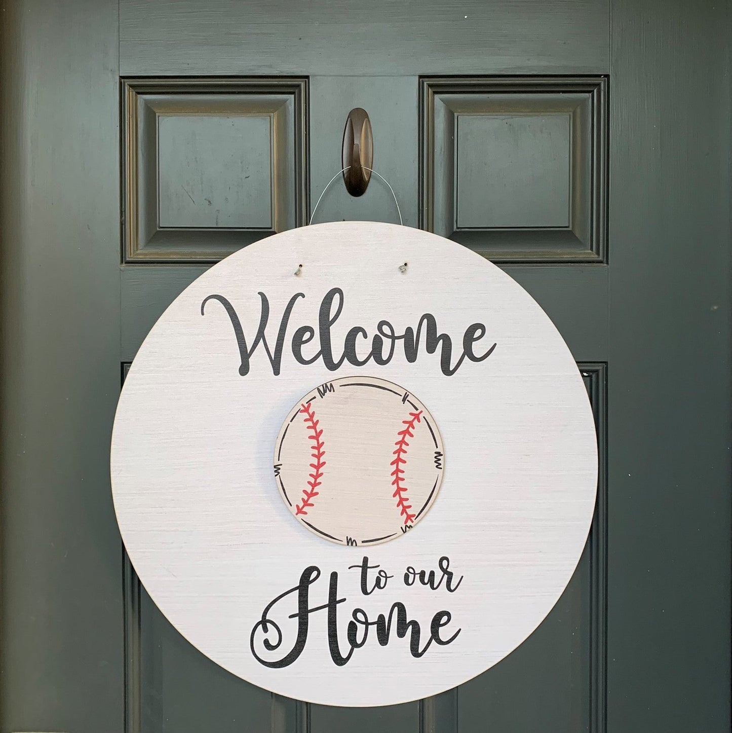 White Interchangeable Door Hanger