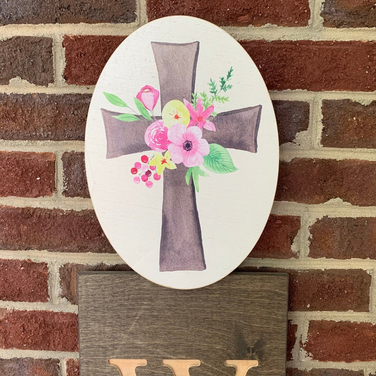 Flower Cross Topper
