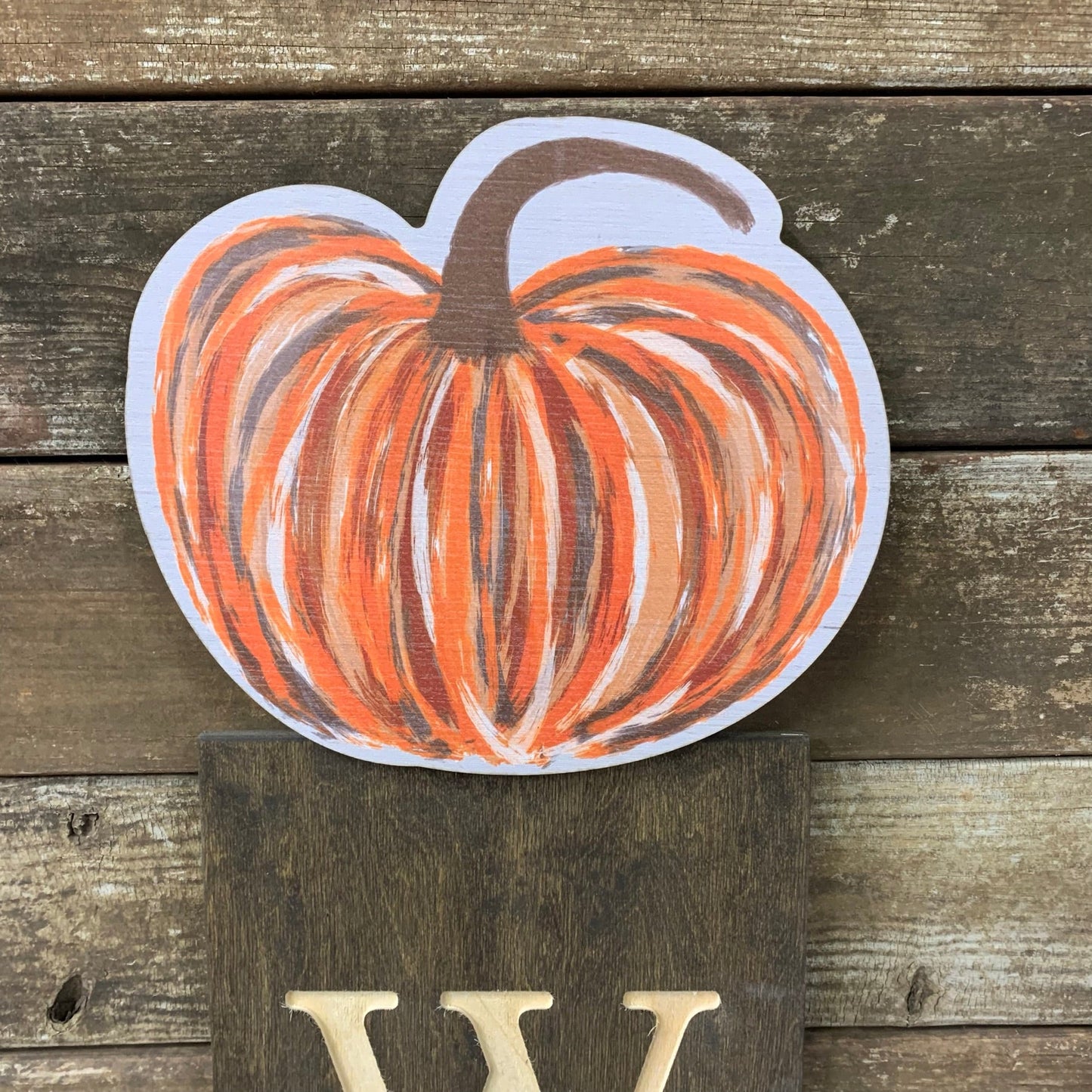 Hand Drawn Pumpkin Topper