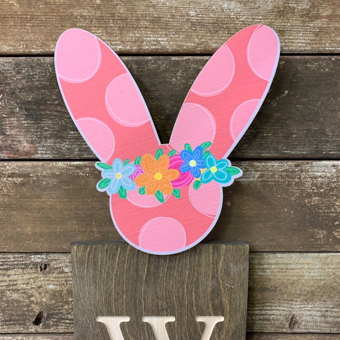 Floral Bunny Topper