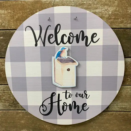 Bird House Door Hanger Insert