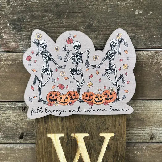 Fall Skeleton Topper