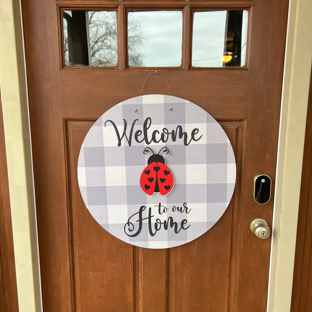 Lady Bug Door Hanger Insert