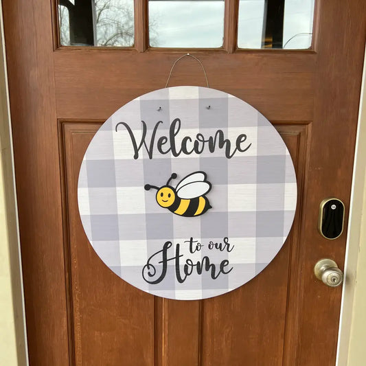 Bumble Bee Door Hanger Insert