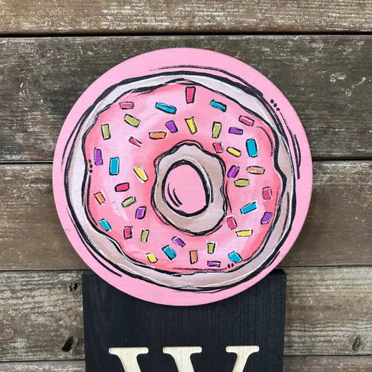 Pink Donut Topper