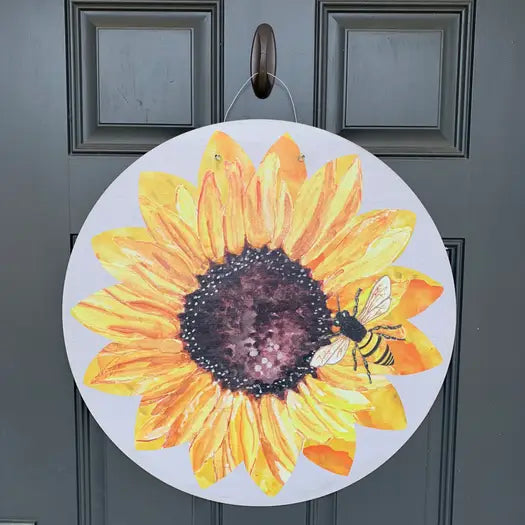 Sunflower Door Hanger