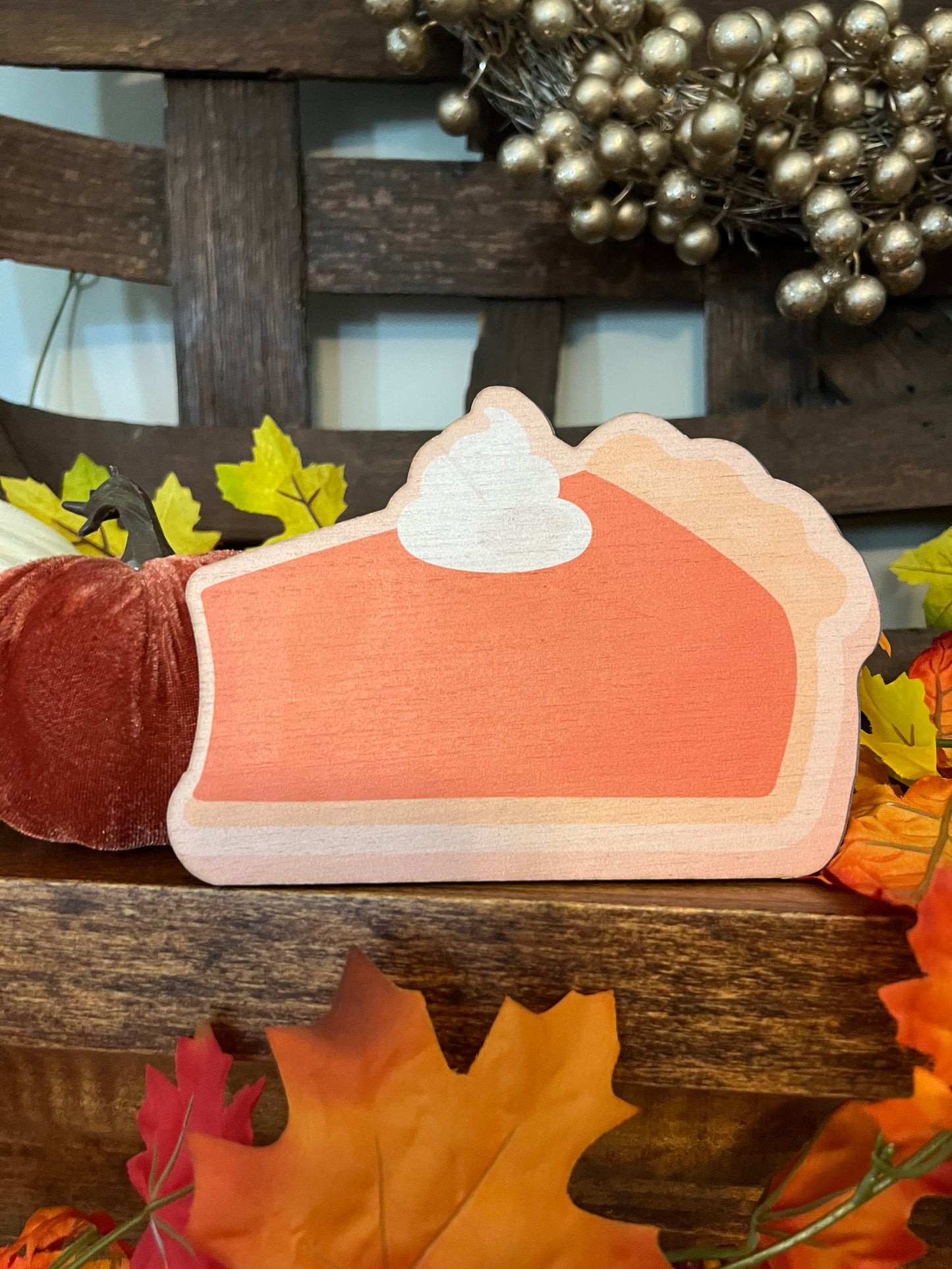 Pumpkin Slice Table Topper
