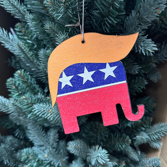 Trump 2024 elephant ornament