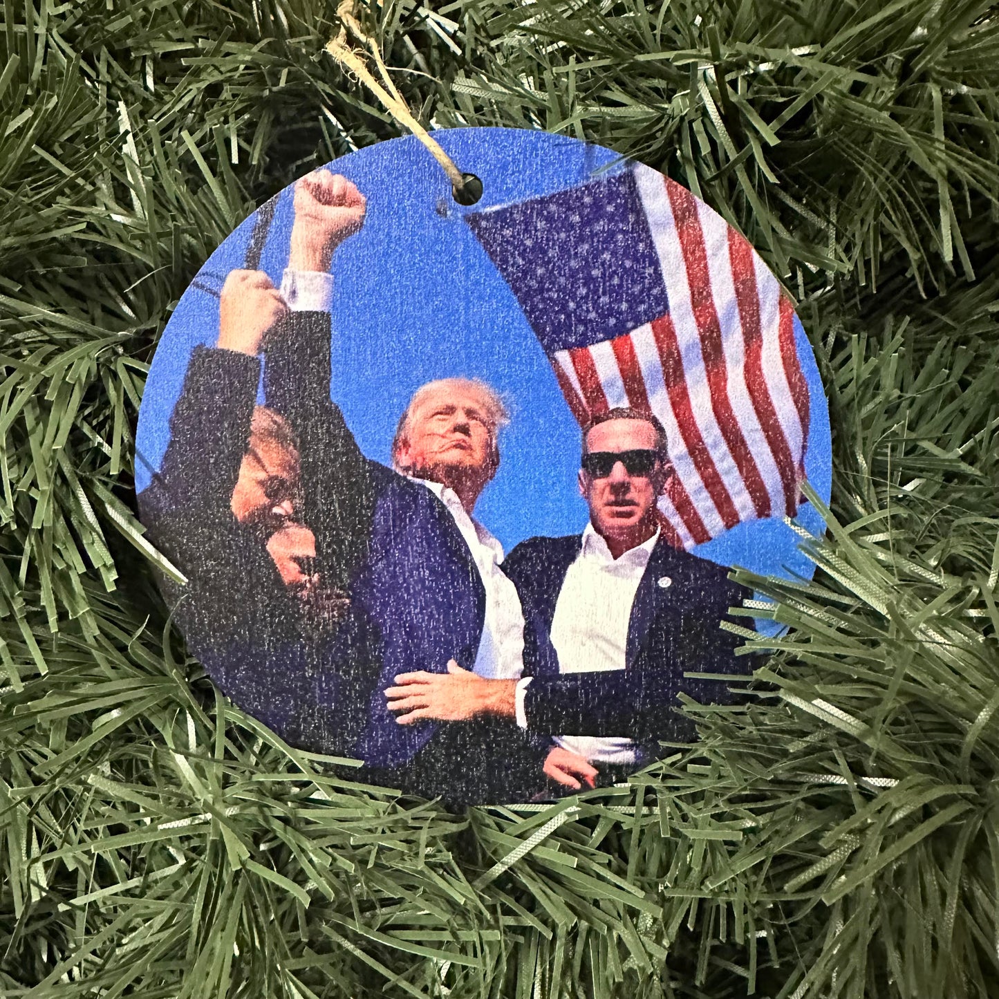 Trump Assassination attempt ornament