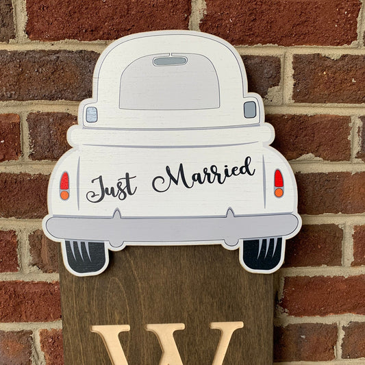 Just Married Car Topper