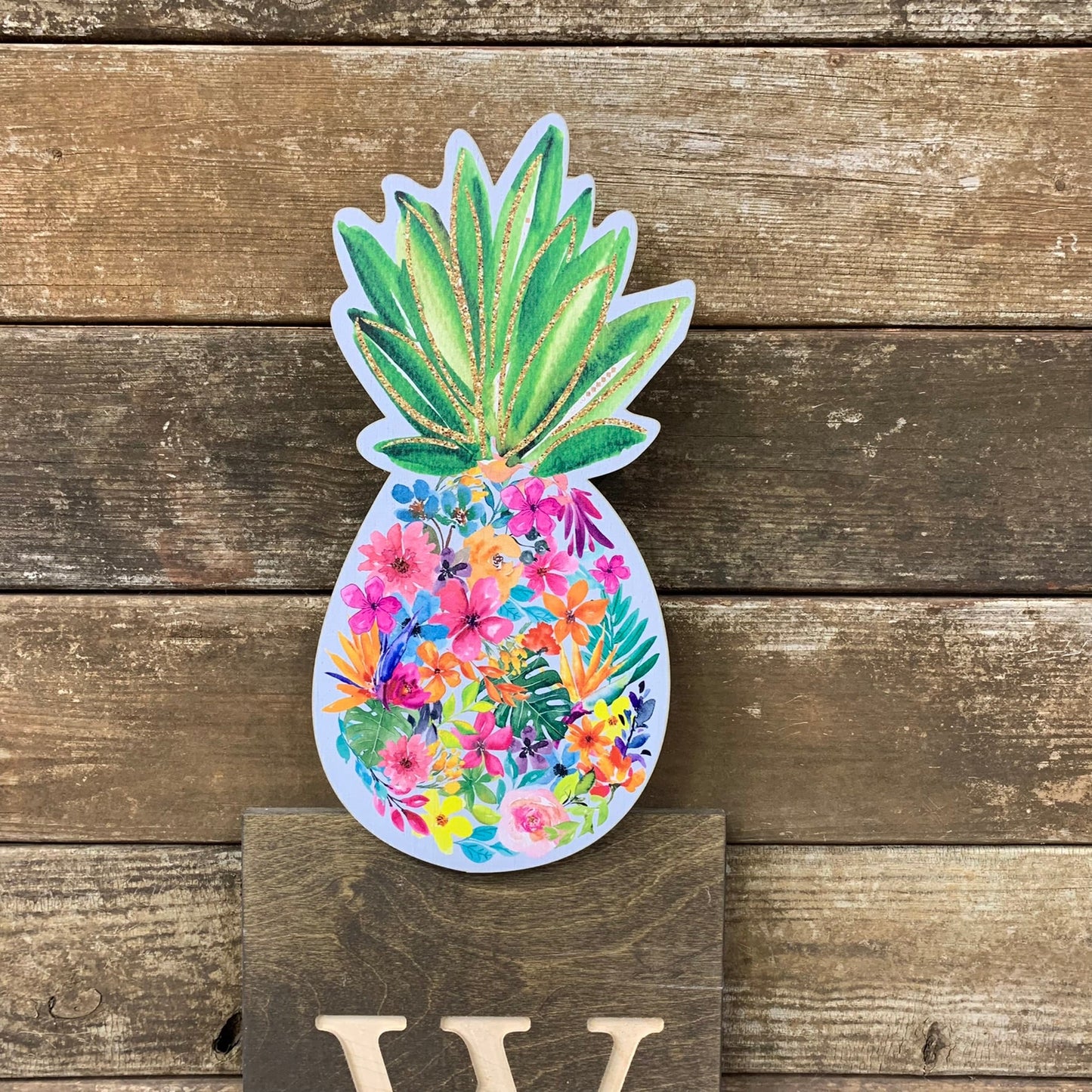 Floral Pineapple Topper